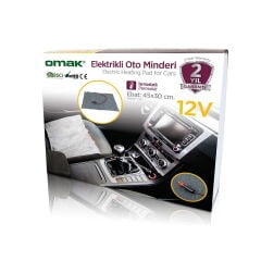 Omak Elektrikli Otomobil Minderi – Termostatlı 12V 30×45 cm