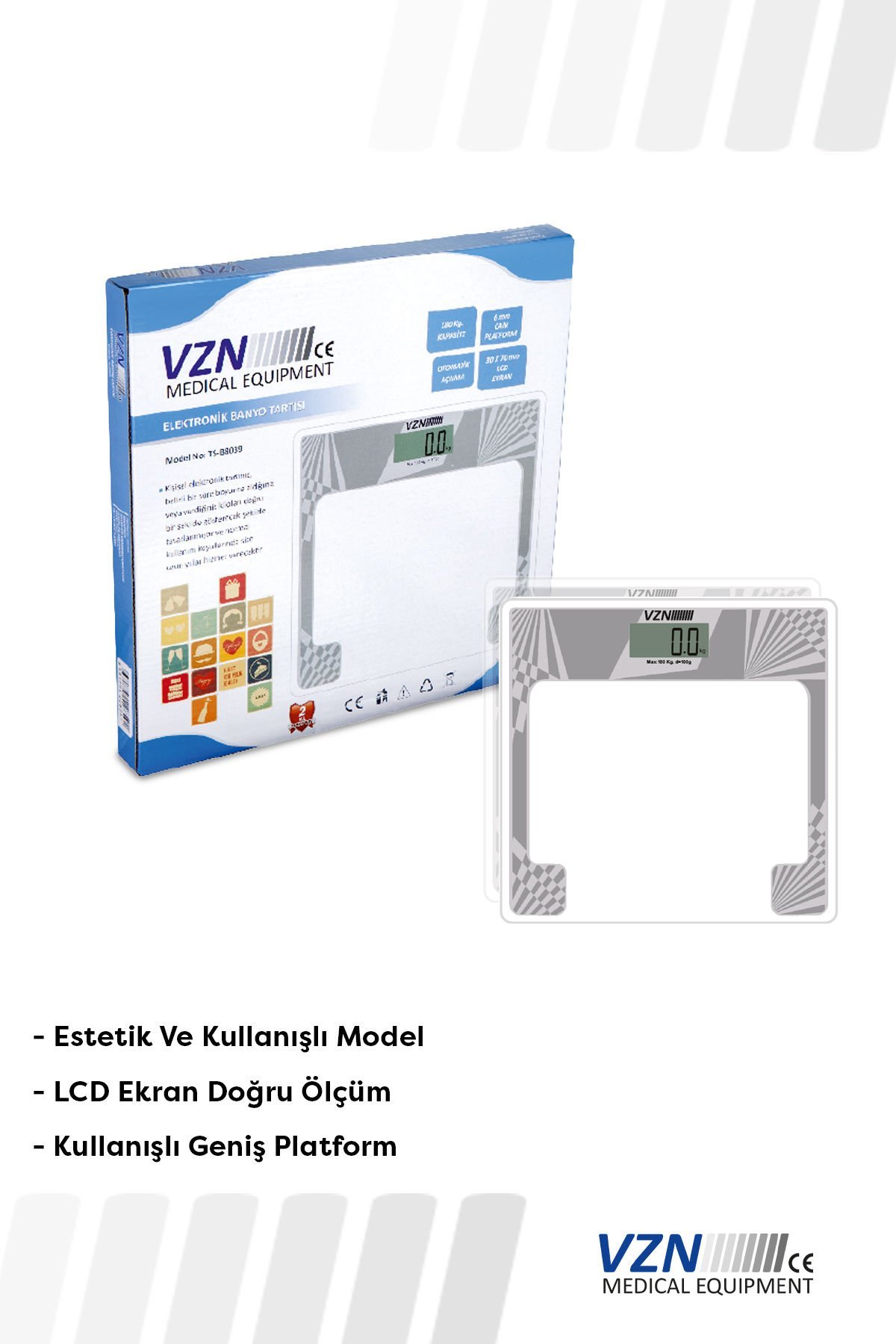 Vzn Elektronik Tartı TS-B8039
