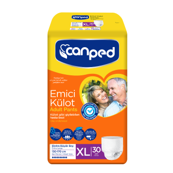 Canped Emici Külotlu Hasta Bezi XLarge 30 Lu
