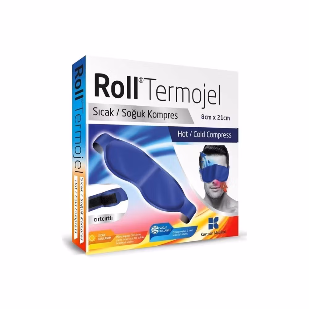 Roll Termojel Sıcak Soğuk Kompres Göz için 8cm X 21cm