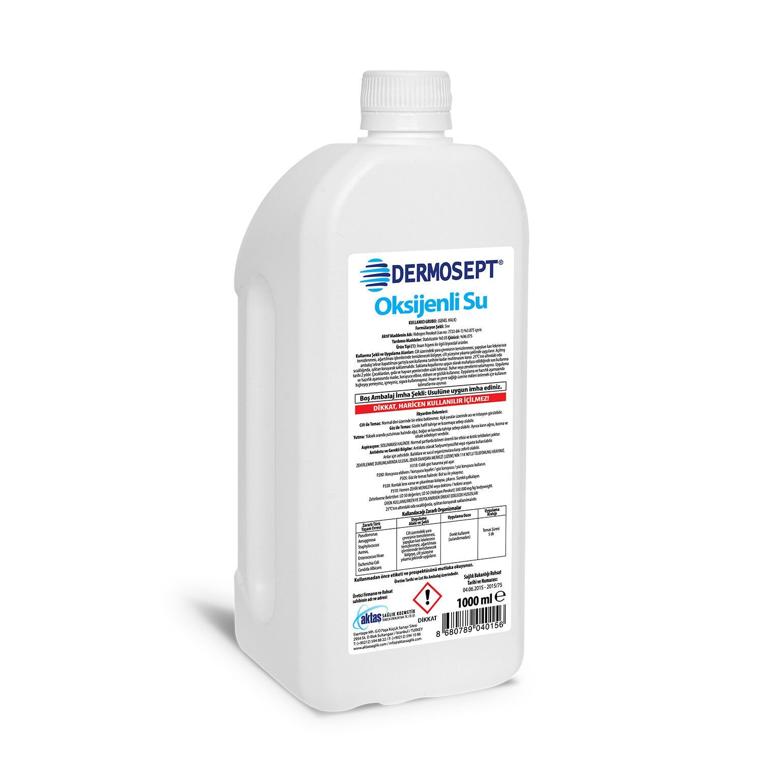 Dermosept Oksijenli Su 1 Lt