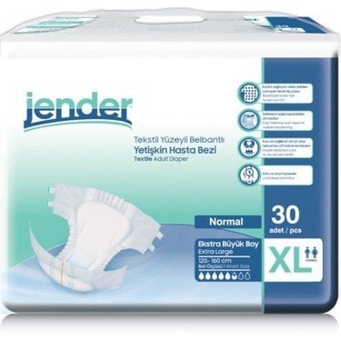 Jender Bel Bantlı Yetişkin Hasta Bezi XL 30'lu