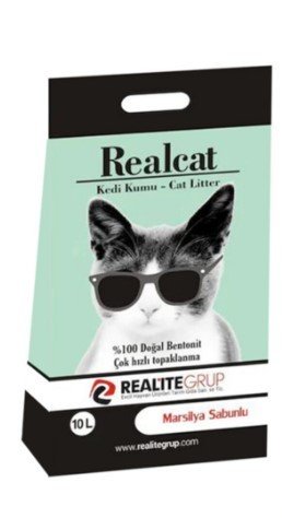 Realcat Marsilya Sabunlu Kedi Kumu 10 lt