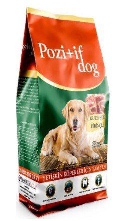 Pozitif Dog Adult/Yetişkin Kuzu Etli/Pirinçli Köpek Maması 15kg