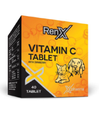 Kedi ve Köpekler için C Vitamini 40 Tablet