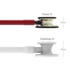 3M Littmann Classic 3 Stetoskop 5864 Bordo Tüp Şampanya Cilalı