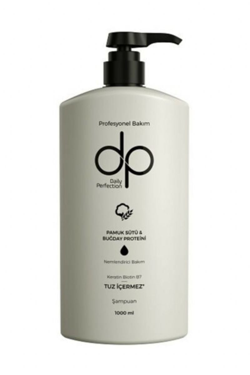 DP Pamuk Sütü & Buğday Proteini Tuzsuz Şampuan 800 ml