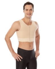 Erkek Jinekomasti Fermuarlı - Kısa Korse Ten 244